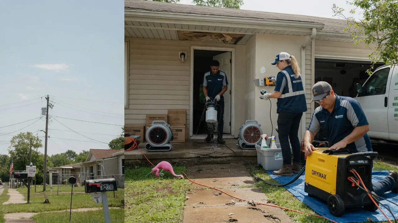 Storm Damage Water Removal in Bunker Hill, KS near me